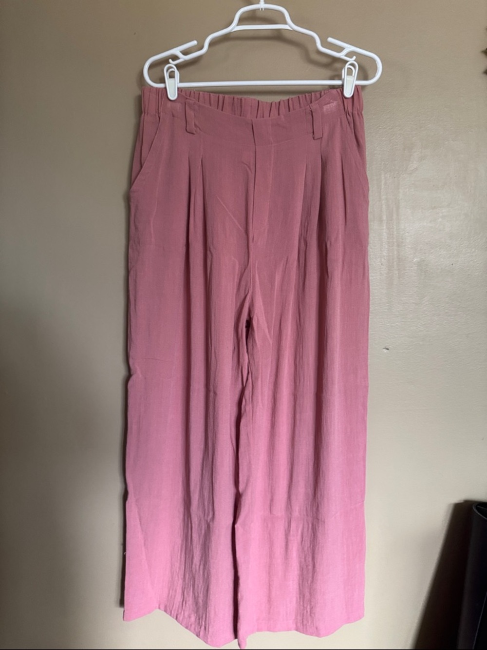 HALARA Dusty Rose Elastic Waist Trousers